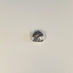 Authentic Pandora Charm, Suitcase - Sterling Silver, Used